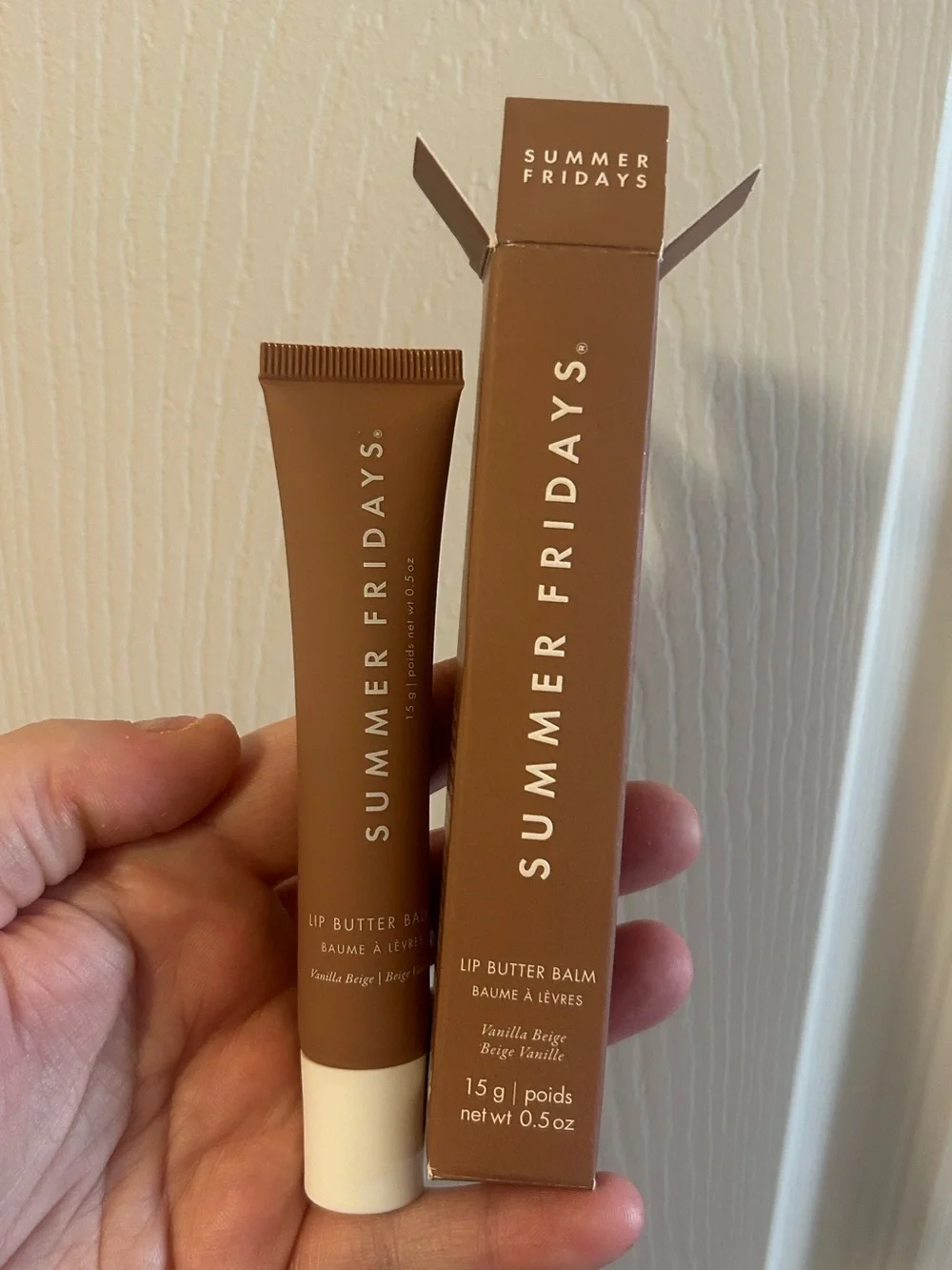 NWT Summer Fridays Vanilla Beige Lip Butter Balm — Beige Brown